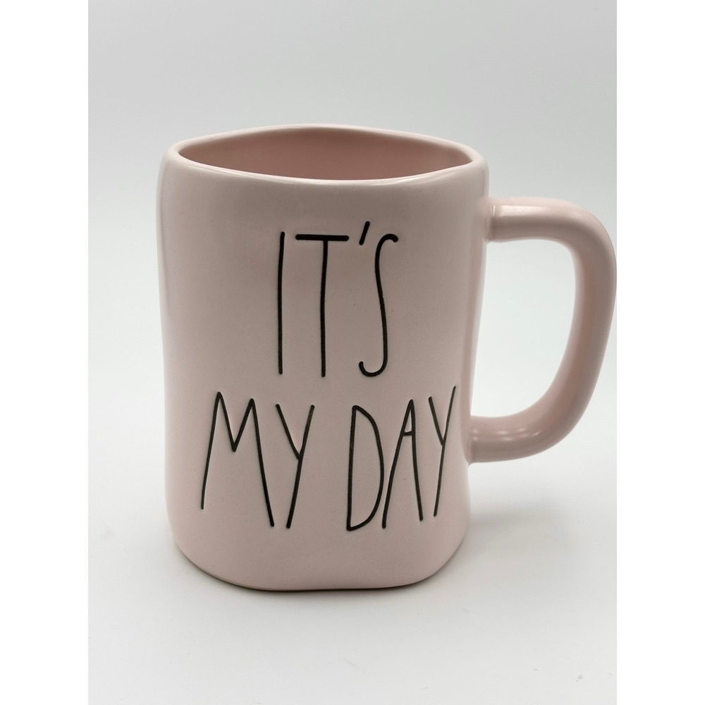 Rae Dunn It's My Day Pink Ceramic Coffee Mug Artisan Collection by Magenta